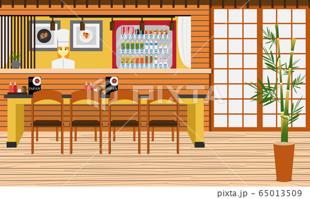 Japan restaurant interior 1 65013509