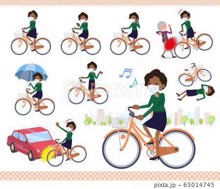 flat type mask business black women_city cycle 65014745