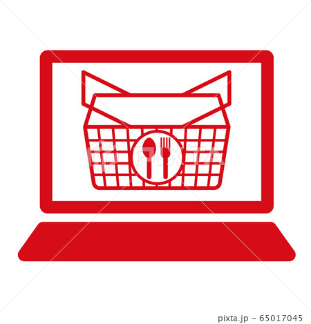 ネットスーパーアイコン（ノートパソコン） 65017045