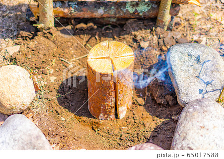 ブッシュクラフト素材　スウェーデントーチ 65017588