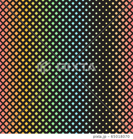 Bright diamond pattern. Seamless vector background 65018070