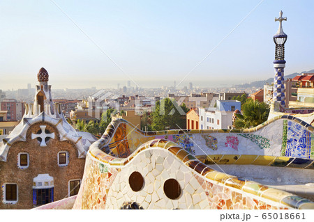 Park Guell in Barcelona, Spain Park Guell in Barcelona, Spain 65018661