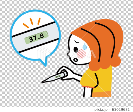 Slight fever female 65019681