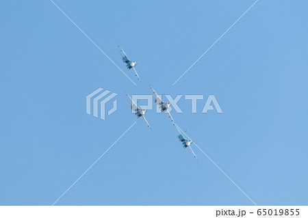 スホーイ　Su-27　フランカー　編隊飛行 65019855