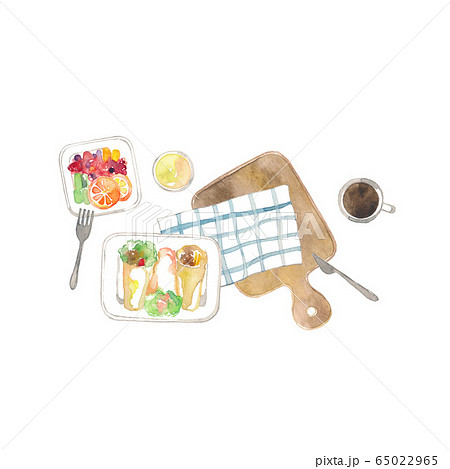 Delicious Lunch Stock Illustration