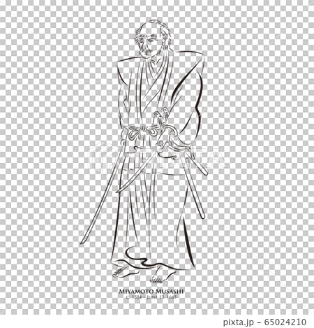 宮本武藏（1584 – 1645）歷史人物，書法風格的插圖 65024210