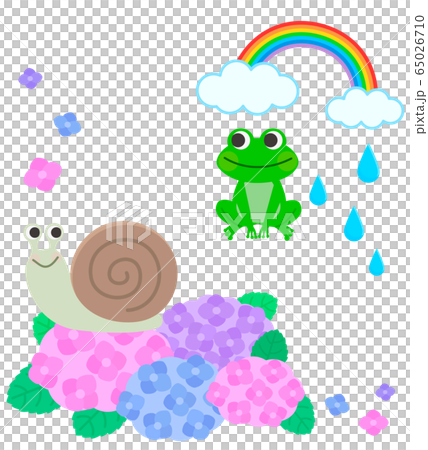 梅雨 余白スペース 素材 イラスト 梅雨 余白スペース 素材 イラスト 65026710