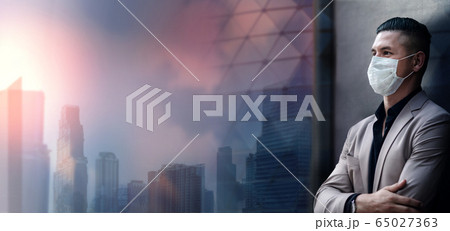 Covid-19 Situation in Business Concept. 65027363