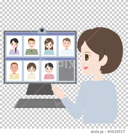 Women having an online meeting 65028557