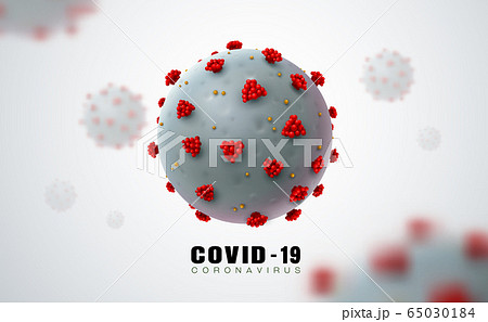 coronavirus covid 19 in realistic style in coronavirus covid 19 in realistic style in 65030184
