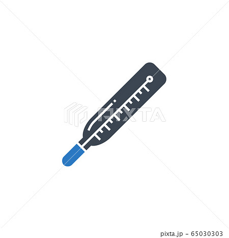 Medical Thermometer related vector glyph icon. Medical Thermometer related vector glyph icon. 65030303