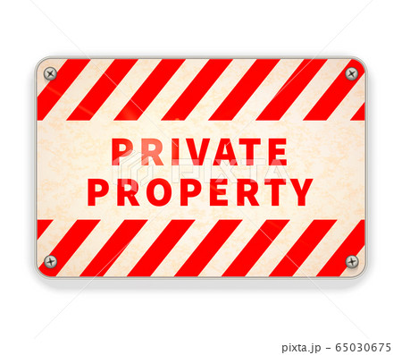 Bright glossy red and white metal plate, private Bright glossy red and white metal plate, private 65030675