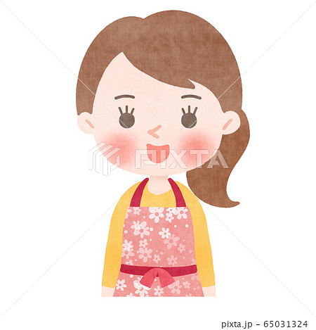 人物 主婦 ポーズ 上半身 人物 主婦 ポーズ 上半身 65031324
