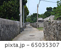 久高島 住宅街 65035307
