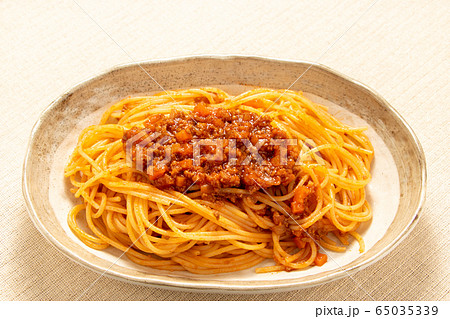 スパゲティ･ミートソース。 65035339