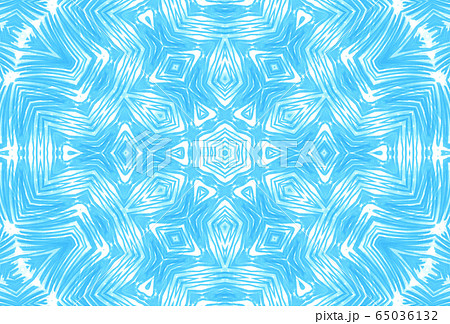 Blue background with abstract concentric pattern 65036132