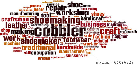 Cobbler word cloud 65036525