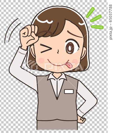 制服 スタッフ 受付 医療事務 店員 イラスト 65037788
