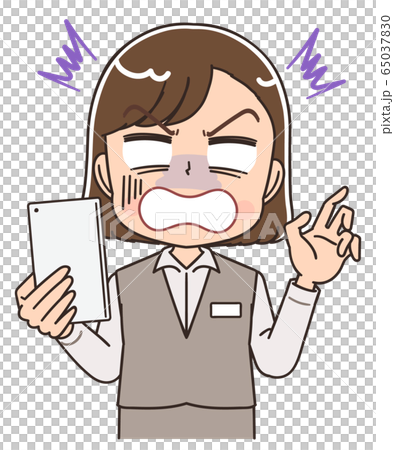 制服 スタッフ 受付 医療事務 店員 イラスト 65037830