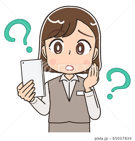 制服 スタッフ 受付 医療事務 店員 イラスト 65037834