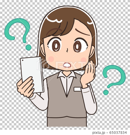 制服 スタッフ 受付 医療事務 店員 イラスト 65037834