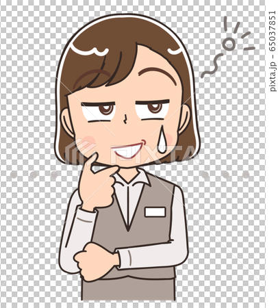 制服 スタッフ 受付 医療事務 店員 イラスト 制服 スタッフ 受付 医療事務 店員 イラスト 65037851