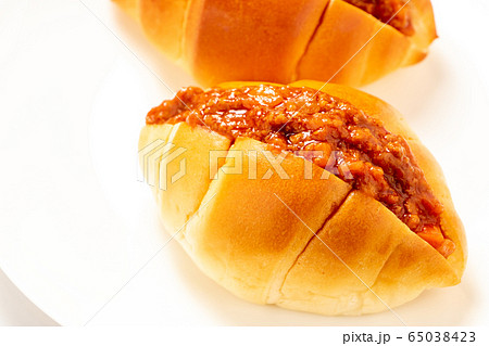 ロールパンサンド・ミートソース。 ロールパンサンド・ミートソース。 65038423