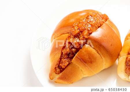 ロールパンサンド・ミートソース。 ロールパンサンド・ミートソース。 65038430