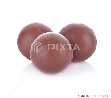 chocolate isolated on white background 65038564