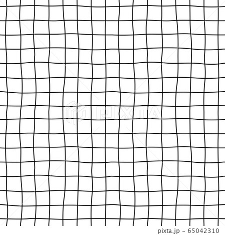 Cell hand drawn. Seamless pattern. Grid of dark lines Cell hand drawn. Seamless pattern. Grid of dark lines 65042310