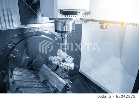 The  5 axis CNC milling machine. 65042979