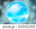光にあふれる地球の背景画像 65043269