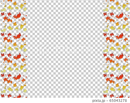 Flower pattern side - Stock Illustration [65043278] - PIXTA