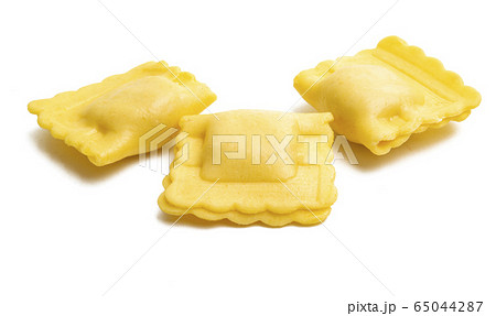 italian ravioli isolated italian ravioli isolated 65044287