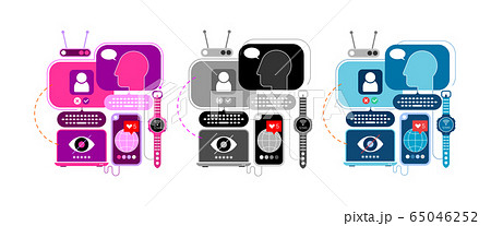 Social Networking vector designs Social Networking vector designs 65046252