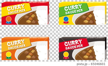 カレー ルー 英語版のイラスト素材