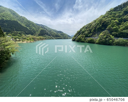 丹沢湖 新緑風景　 65046706