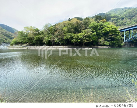 丹沢湖 新緑風景　 65046709