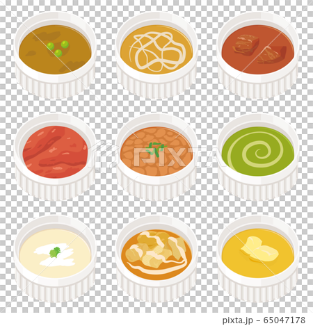 Various kinds of curry set 65047178