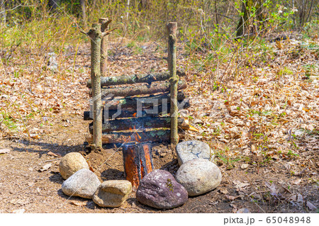 ブッシュクラフト素材　スウェーデントーチ 65048948