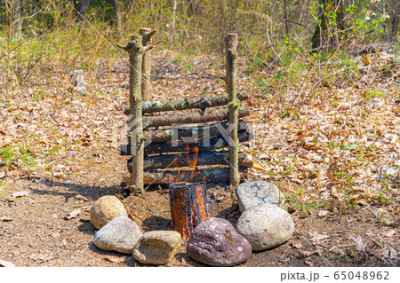 ブッシュクラフト素材　スウェーデントーチ 65048962