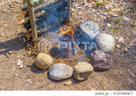 ブッシュクラフト素材　スウェーデントーチ 65048967