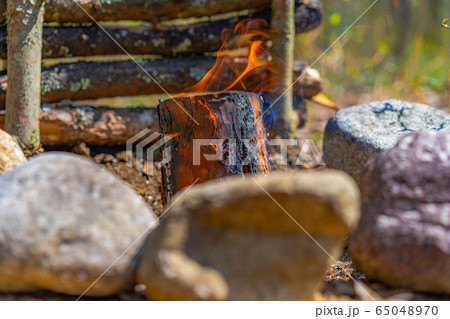 ブッシュクラフト素材　スウェーデントーチ 65048970