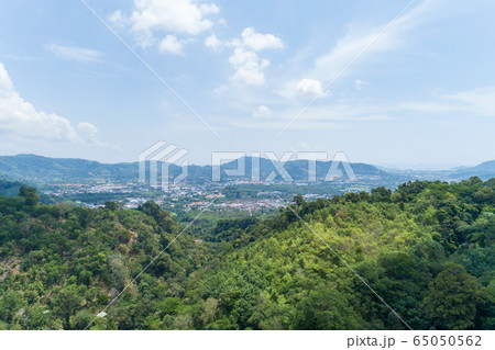 Aerial view of Kathu district Phuket Thailand Aerial view of Kathu district Phuket Thailand 65050562