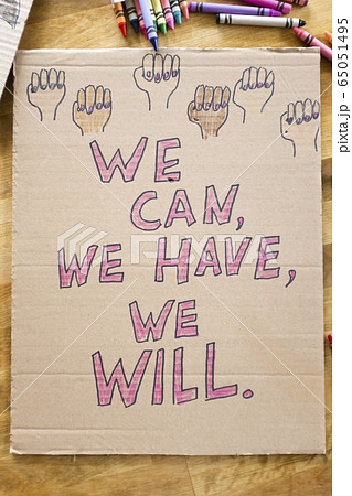Protest poster for women's march Protest poster for women's march 65051495