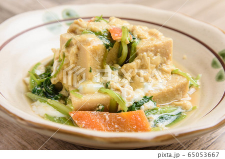 高野豆腐の玉子とじ 高野豆腐の玉子とじ 65053667
