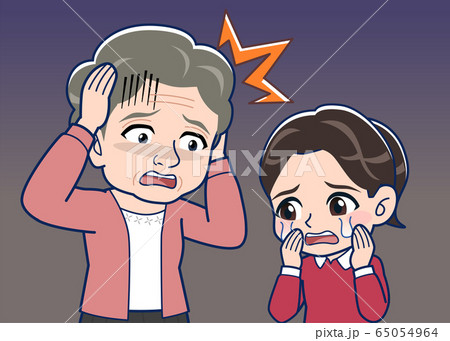 おばあさんと女の子 おばあさんと女の子 65054964