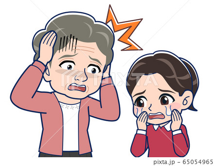 おばあさんと女の子 おばあさんと女の子 65054965