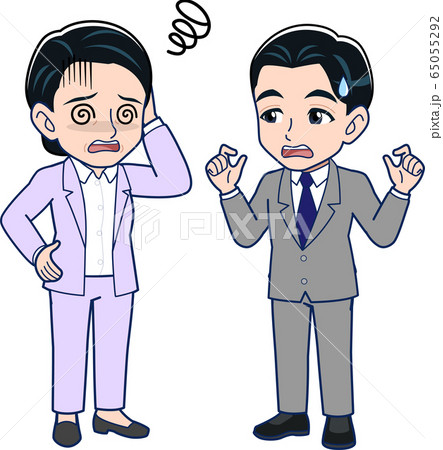 女性上司と男性部下 65055292