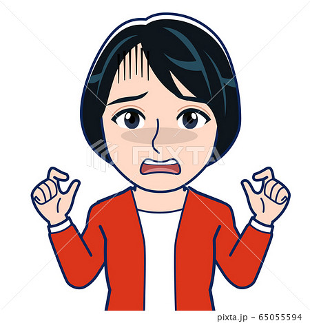 赤い服を着た女性 赤い服を着た女性 65055594